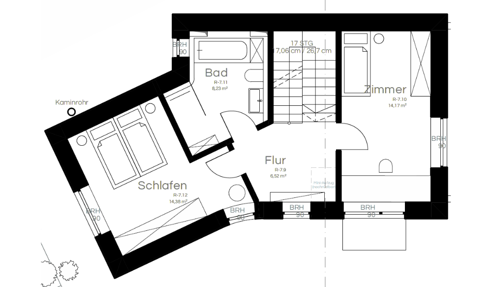 Grundriss Obergeschoss